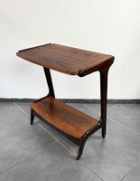 GERESERVEERD . Vintage palissander bijzettafel