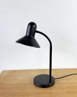 Vintage zwart metalen bureaulampje