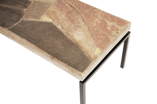 VERKOCHT Vintage salontafel beton