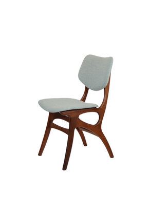 VERKOCHT Vintage set Pynock eetkamer stoelen opnieuw gestoffeerd