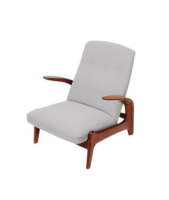 VERKOCHT Vintage mid century Rolf Rastad en Adolf Relling fauteuil 