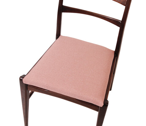 VERKOCHT Set vintage stoelen opnieuw gestoffeerd