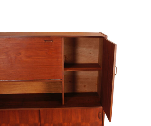 VERKOCHT Vintage jaren 60 highboard