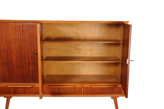 VERKOCHT Vintage highboard