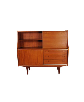 VERKOCHT Vintage mid century highboard