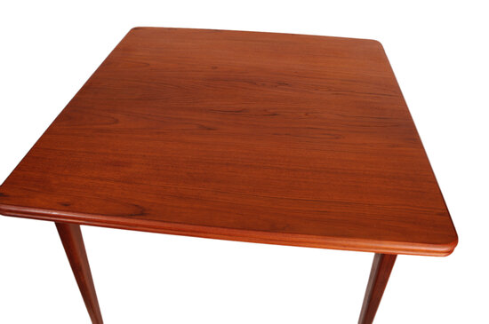 VERKOCHT Vintage mid century uitklapbare Louis van Teeffelen Webe tafel