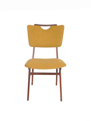 VERKOCHT Vintage set stoelen opnieuw gestoffeerd
