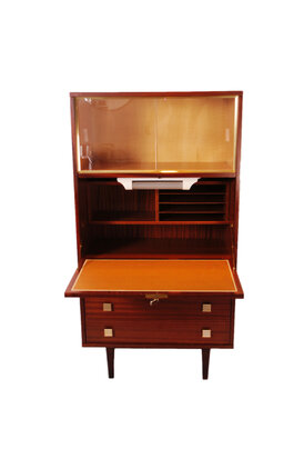 VERKOCHT Vintage secretaire