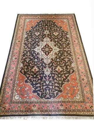 VERKOCHT Vintage handgeknoopt Perzisch tapijt