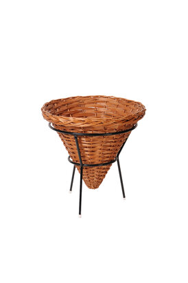 Vintage rotan Rohe mand