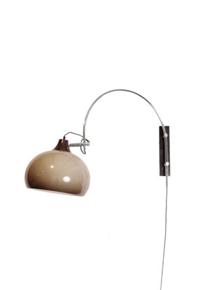 VERKOCHT Vintage booglamp wandlamp