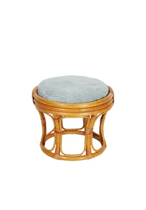 VERKOCHT Vintage bamboe kruk