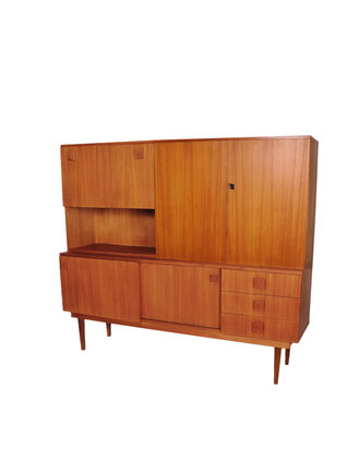 VERKOCHT Vintage jaren 60 highboard