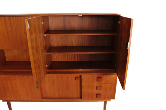 VERKOCHT Vintage jaren 60 highboard