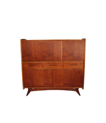 VERKOCHT Vintage jaren 60 highboard