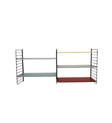 Vintage jaren 50 metalen wandrek