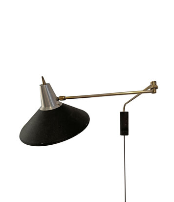 Vintage zwenklamp/ wandlamp van Doorn