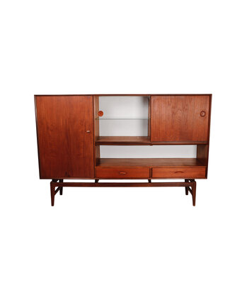 GERESERVEERD Vintage highboard