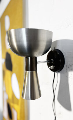 VERKOCHT Vintage Herda diabolo wandlamp