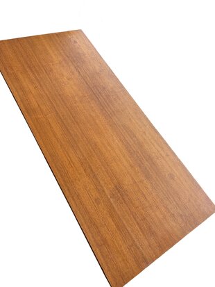 GERESERVEERD Vintage teakhouten jaren 60 bureau