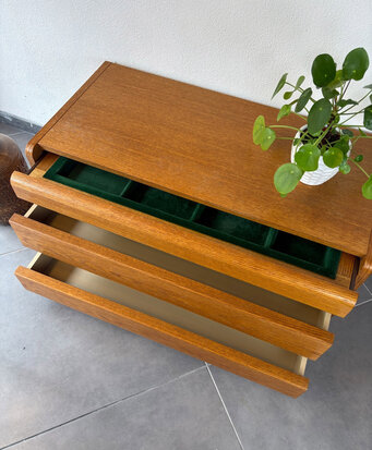 NIEUW Vintage jaren 70 ladekast 