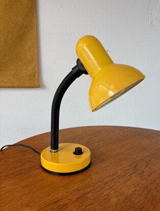 NIEUW . Vintage jaren 70 bureaulamp