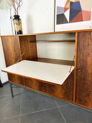 NIEUW . Vintage palissander highboard