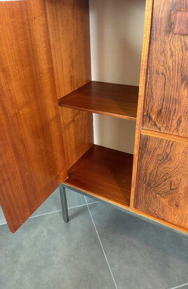 NIEUW . Vintage palissander highboard