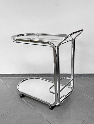 NIEUW . Vintage Space Age trolley 