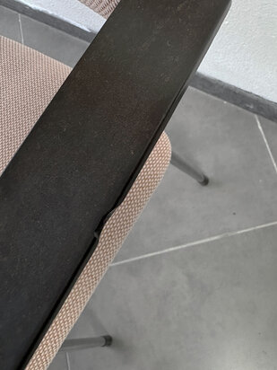 NIEUW . Set Gispen eetkamer stoelen opnieuw gestoffeerd