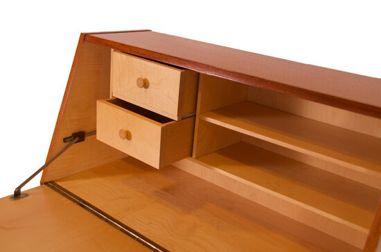 Hoogglans jaren 60 secretaire