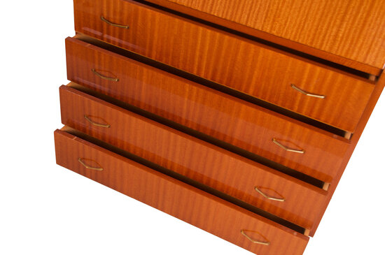 Hoogglans jaren 60 secretaire