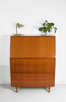 Hoogglans jaren 60 secretaire
