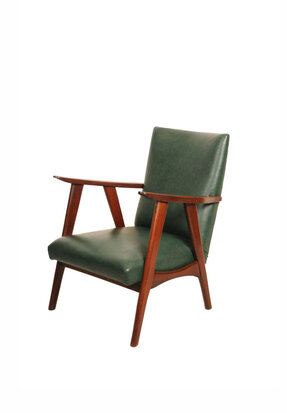Groene jaren 60 fauteuil