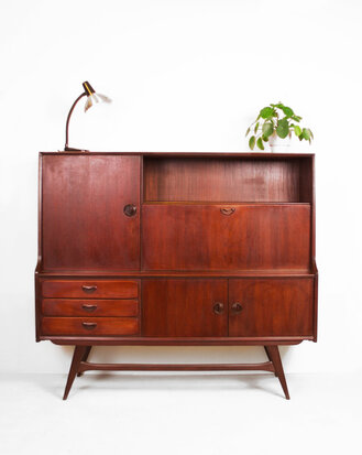 VERKOCHT Vintage Wébé Louis van Teeffelen highboard