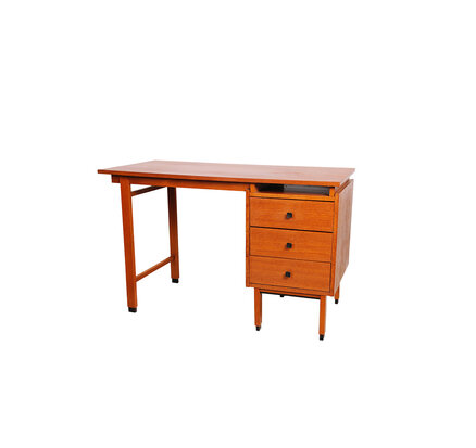 Vintage teakhouten jaren 60 bureau