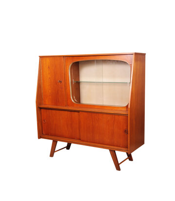 Vintage teakhouten jaren 60 kast