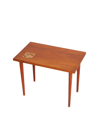 Vintage teakhouten nesting tables