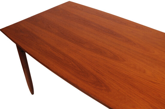 Vintage design uitschuifbare Topform eettafel