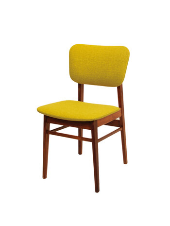 Set vintage eetkamerstoelen opnieuw gestoffeerd