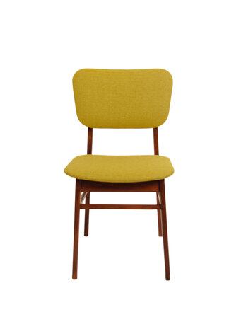 Set vintage eetkamerstoelen opnieuw gestoffeerd