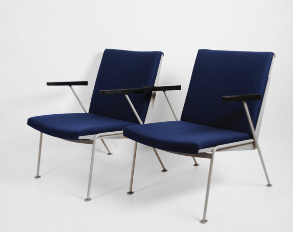 Vintage Wim Rietveld Oase fauteuil opnieuw gestoffeerd