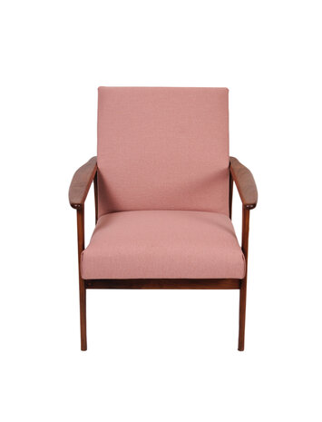 Vintage Scandinavisch design fauteuil opnieuw gestoffeerd