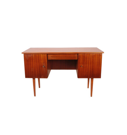 Vintage jaren 60 bureau van teakhout