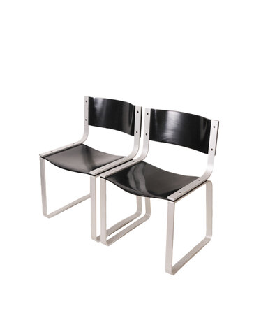 VERKOCHT Set vintage design Pastoe Pierre Mazairac stoelen 