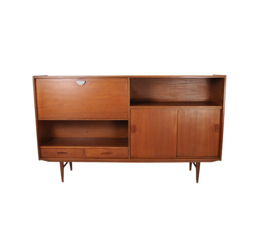 VERKOCHT Vintage mid century highboard