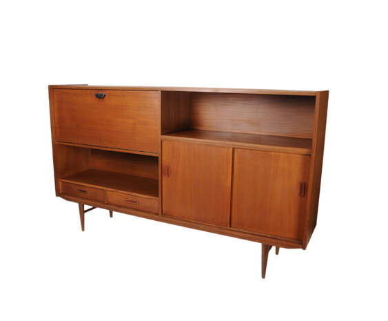 VERKOCHT Vintage mid century highboard