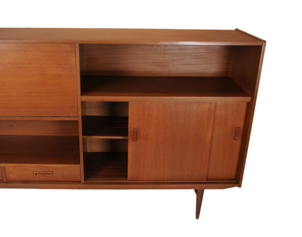 VERKOCHT Vintage mid century highboard