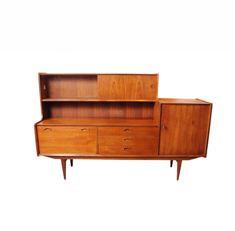 VERKOCHT Vintage mid century highboard