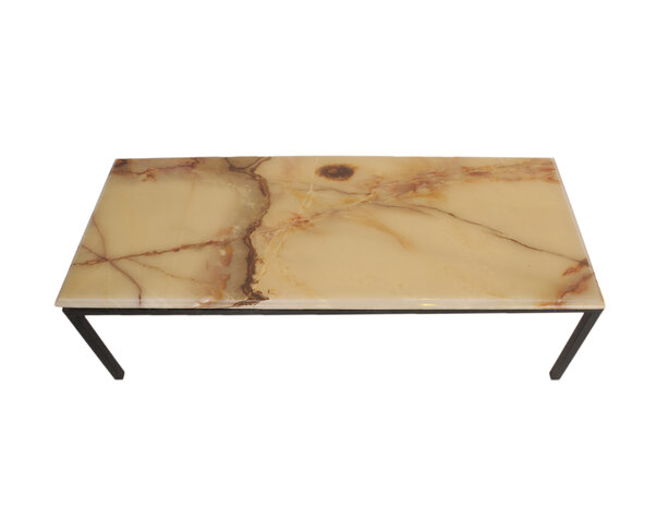VERKOCHT Vintage marmeren salontafel